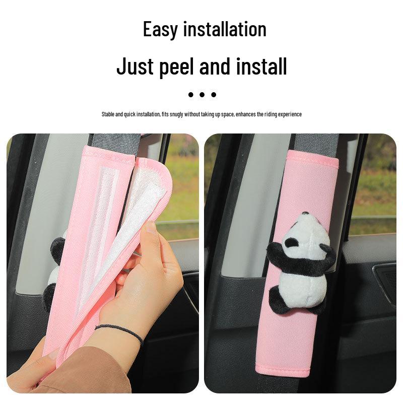 Comfortable Breathable Car Seatbelt Shoulder Pad – Anti-Chafing Protection for Long Journeys – Car Interior Accessory