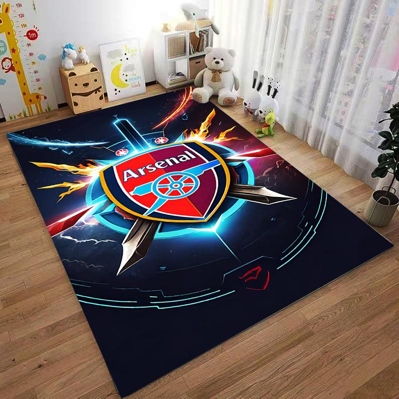 Arsenal Logo Designed floor mat, suitable as a non-slip mat for the living room or bedroom sofa