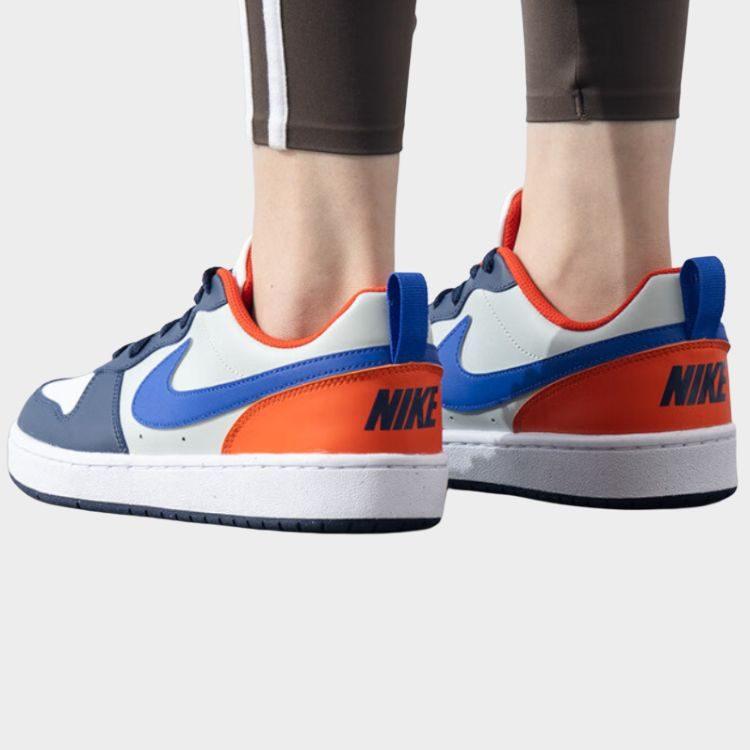 Nike Court Borough Low top Skateboard Shoes White Blue Unisex DV5456-401