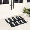 Cat Trumpet Player Straight Mute Wah Wah Trumpet Anti-slip Doormat Floor Mat Carpet Rug for Kitchen Entrance Bedroom Footpad Mat