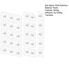 15Pcs Shower Caddy Adhesive Replacement Bathroom Shower Shelf Strong Adhesive Traceless No Drilling Hook Adhesive Sticker Kitchen Rack Adhesive Patch