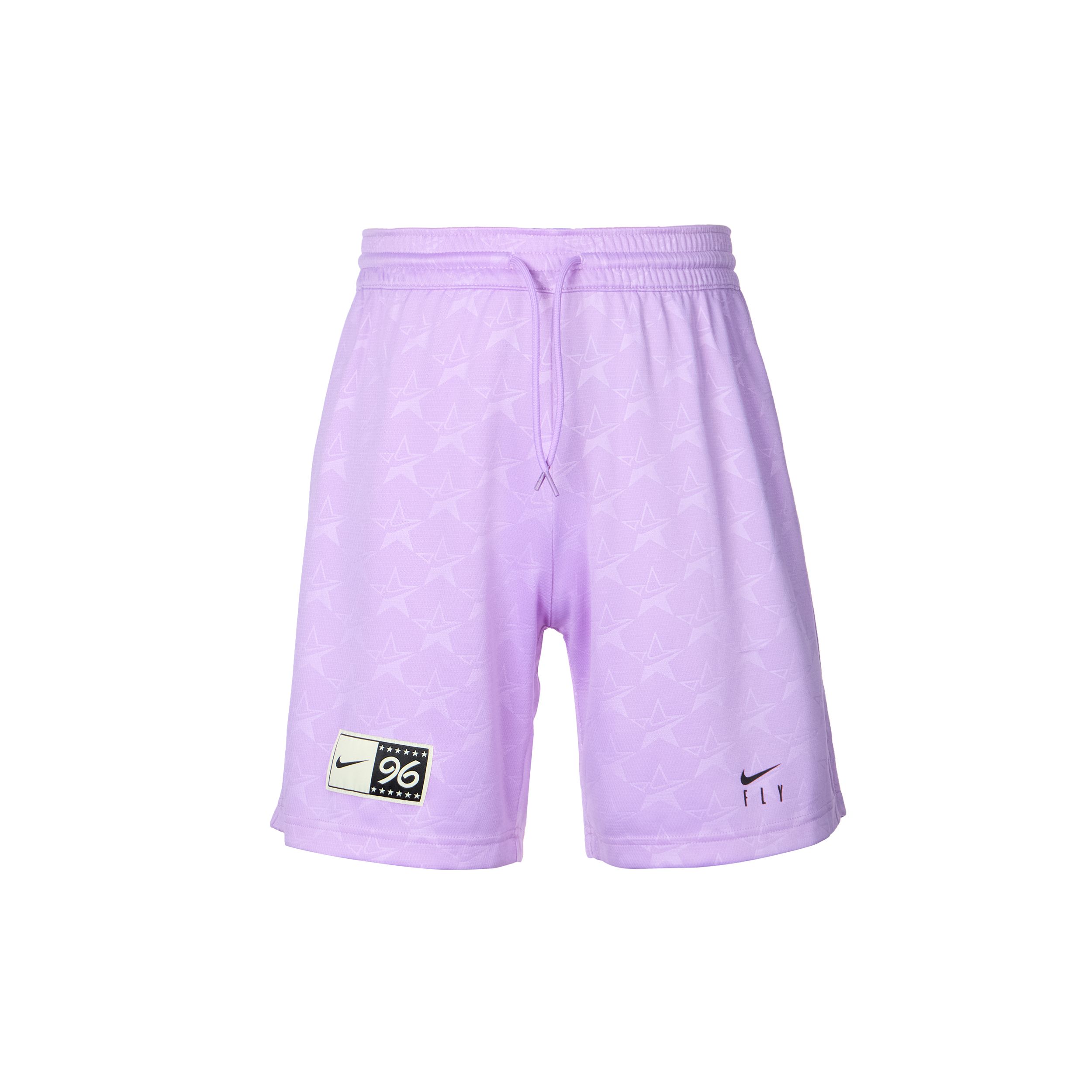 

Nike SS23 High Basketball Series Solid Logo Quick-Dry Breathable Mesh Casual Sports Basketball Shorts Women Shorts Light-Purple Red DX3949-532 M