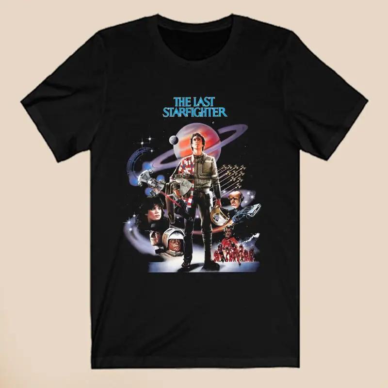 T-shirt noir pour hommes, taille S 5XL, The Last Starfighter Space Adventure S