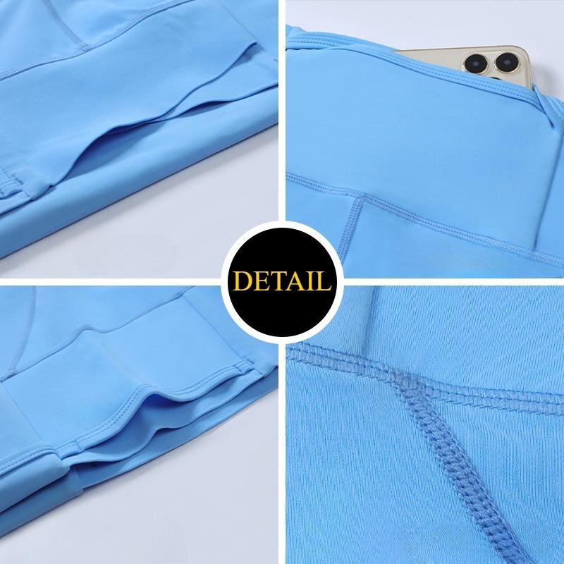 Spring and Autumn New Women's High Elastic High Waist Five-point Pants Outdoor Marathon Cross-country Running Pants Yoga Pants