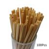 100Pcs Eco-Friendly Wheat Drinking Straws 20cm Degradable Straws Environmentally Straws  Drinkware