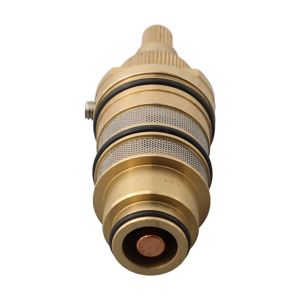 Brass Thermostatic Cartridge Temperature Control Valve Shower Bar Mixing Bathroom Water Temperature Control Faucet Cartridges