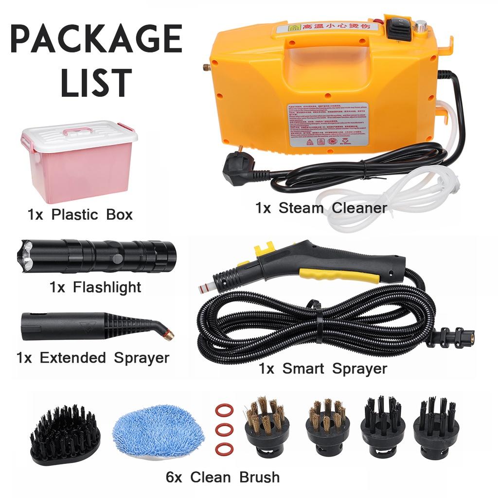 2600W Steam Cleaner Automatic Pumping Sterilization Disinfector High Temperature High Pressure Mobile Cleaning Machine