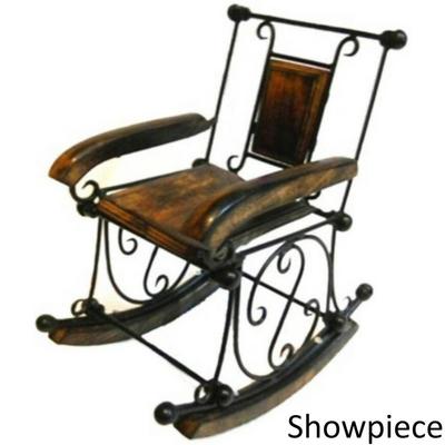 Adorno Decorativo Artesanal - 26 Cm (Hierro, Negro, Marrón)