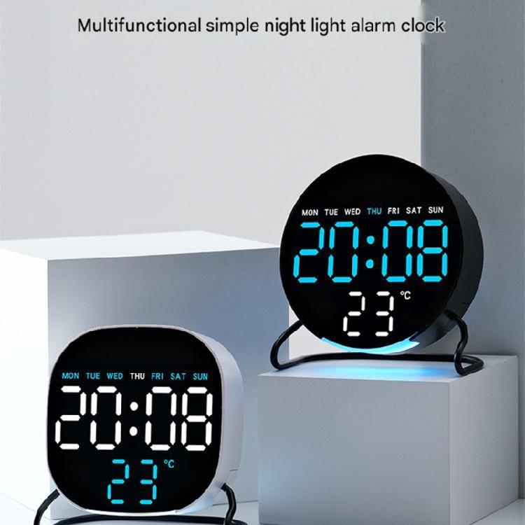 Alarm Clocks for Bedroom Digital Desk Clock for Bedside Nightstand Digital Alarm Clock with Day of Week Temperature
