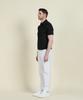 PANICALE White Poplin Elastic Waist Slim Fit Chino Pants