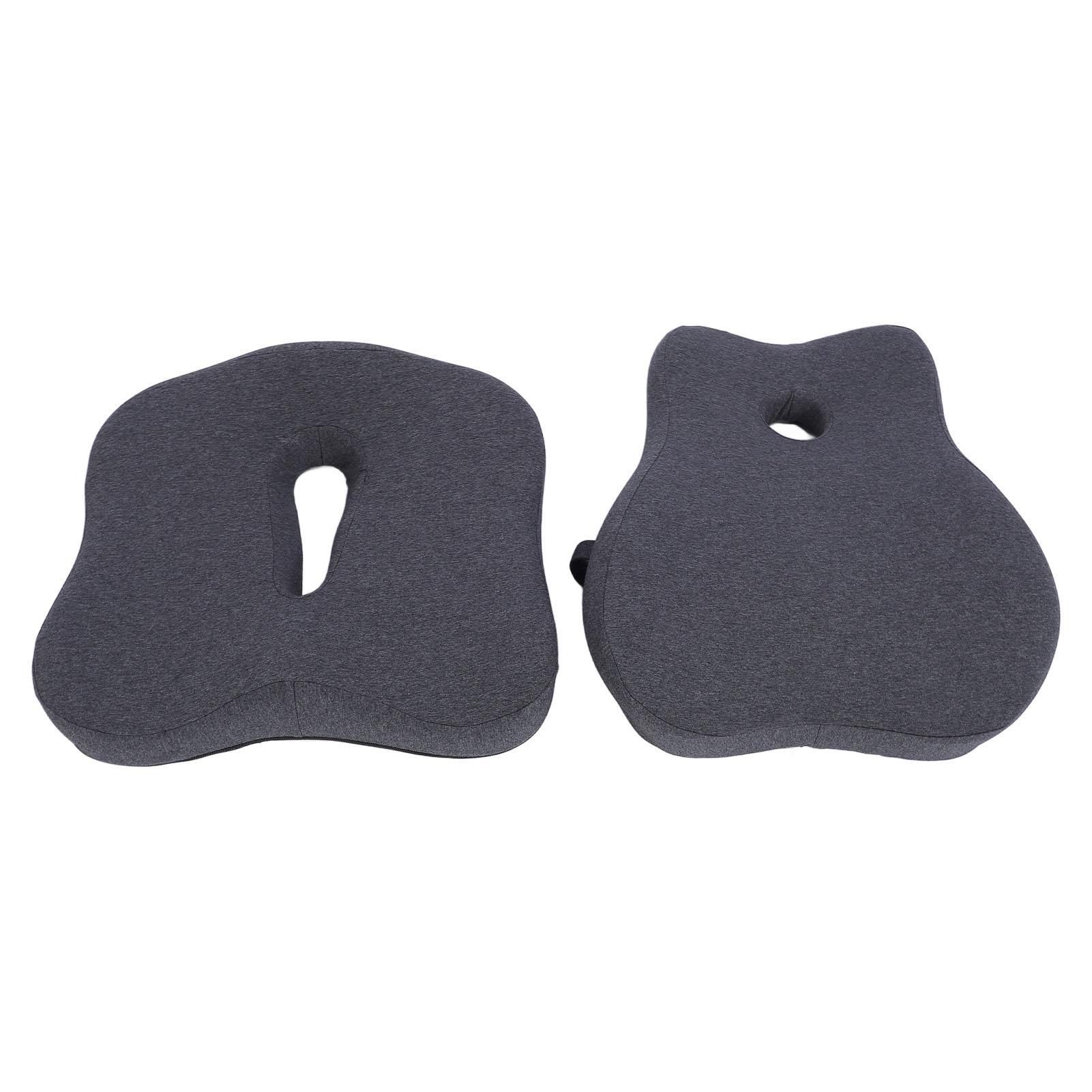 

Подушка для сиденья из пены с эффектом памяти, подушка для поясницы и поясницы, дышащая, с медленным отскоком, для офиса высокой плотности