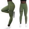 Sport Damen Einfarbige Mesh-Streifen Push-Up Leggings Schlanke Hohe Taille Yoga-Hose