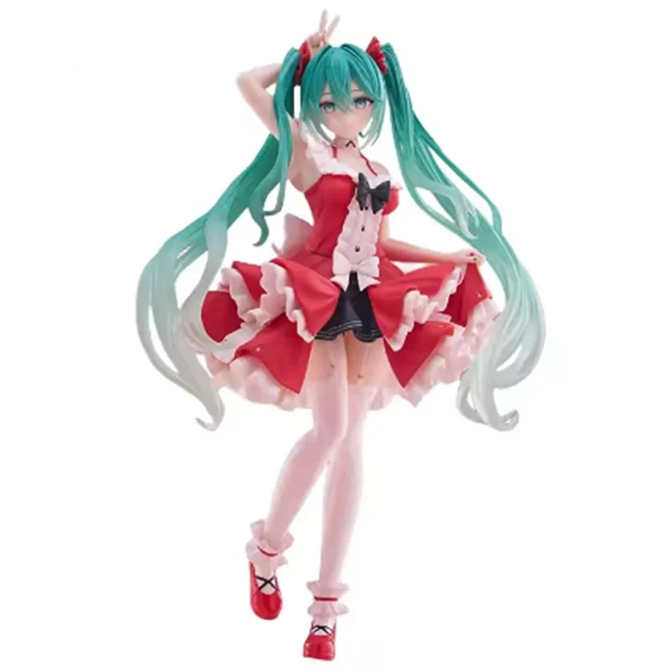 Animation Anime Schönes Mädchen Hatsune Miku Handgefertigt Hatsune Miku Hatsune Miku Niedlich Handgefertigt PVC Modell Dekorationen