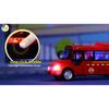 1/30 Scale Inertia Sliding Campus Bus Car Model Simulation Sound and Light Music Educational Toy Bus Car Toy Children's Birthday Gift