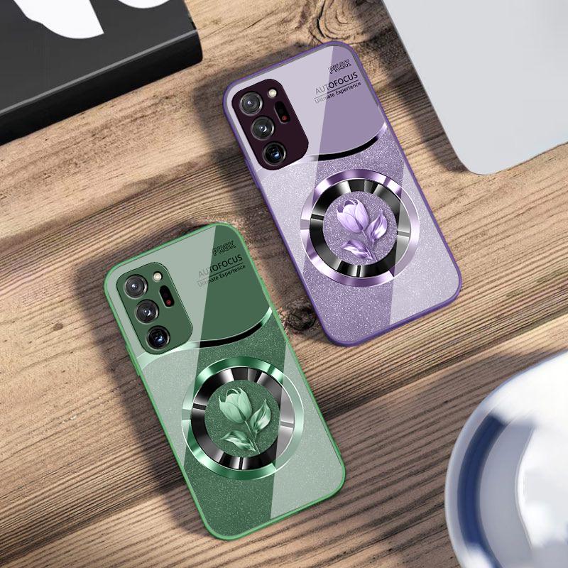 Goldener Kreis Tulpe Für Samsung M 02 12 Note 8 9 10 20 A 01 A02 A03 Core 04 A05 06 10 12 13 14 15 A16 Glas Ultra Handyhülle