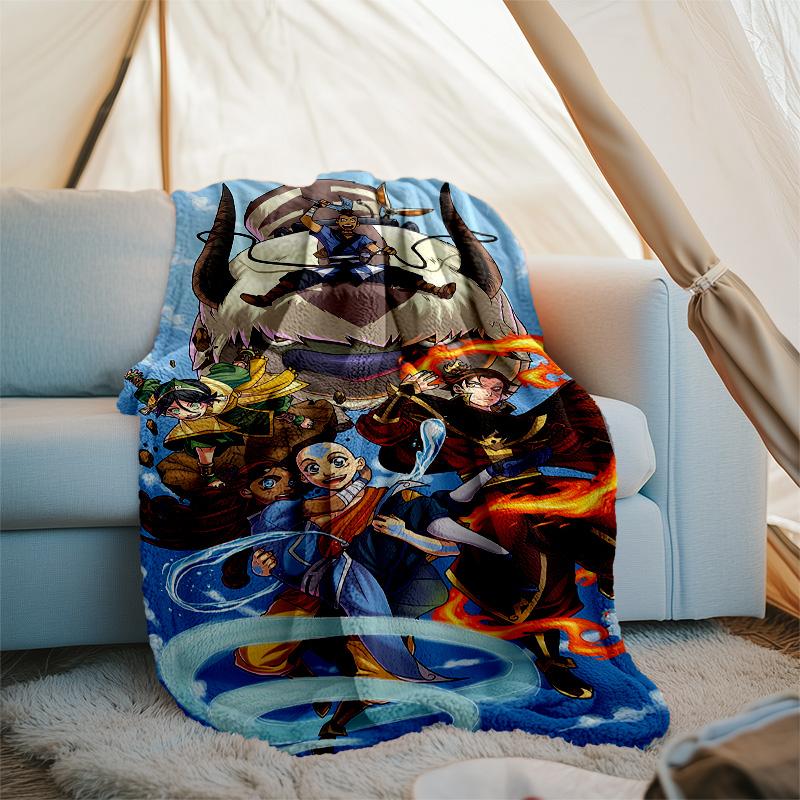 Avatar The Last Airbender1 Printed Throw Blanket—lightweight,soft,warm;versatile Blanket for All Seasons—perfect As &air-conditioning Throw,nap Blanke