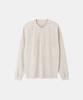 IKALOOK Spring/Autumn Pigment 3-Button Long Sleeve T-Shirt Dd1Fmlt122