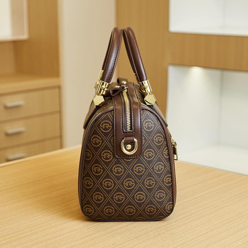 New Trendy Large-capacity Retro Bag Popular Women's Bag Fashion Printed Handbag Shoulder Bag