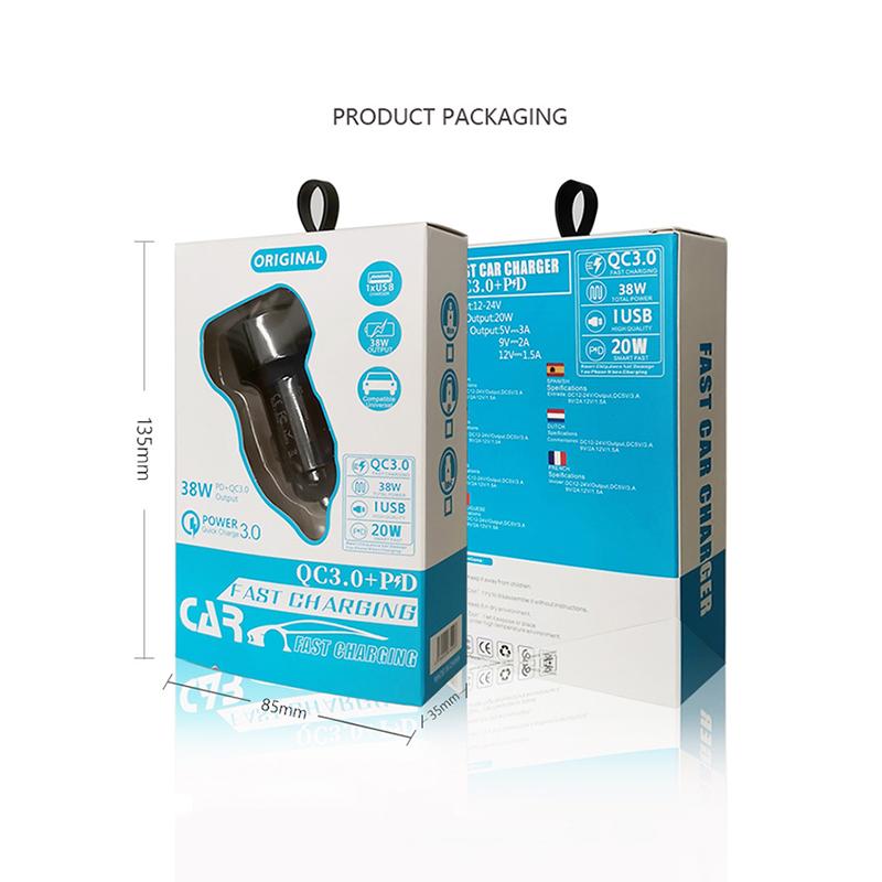 LISEN Caricatore Auto USB C 69W Retrattile PD 3.0 Accendisigari - Foto 9