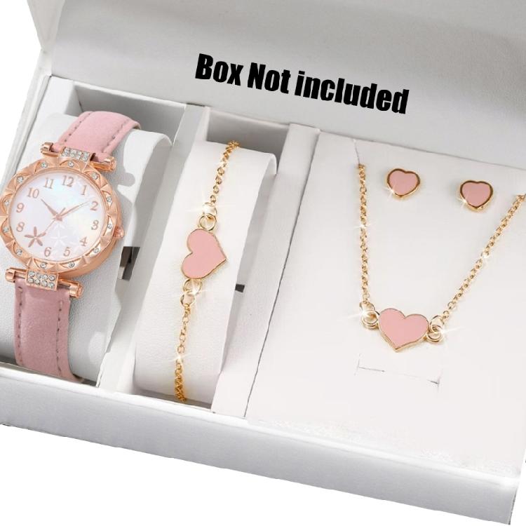 Jewelry and Butterfly Watch Set Trendy Alloy Jewelry Elegant Alloy Accessories Alloy Texture Perfect for Women Fashion