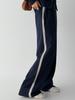 THE GREEN LAB Lace Side Line Track Pants [Navy]