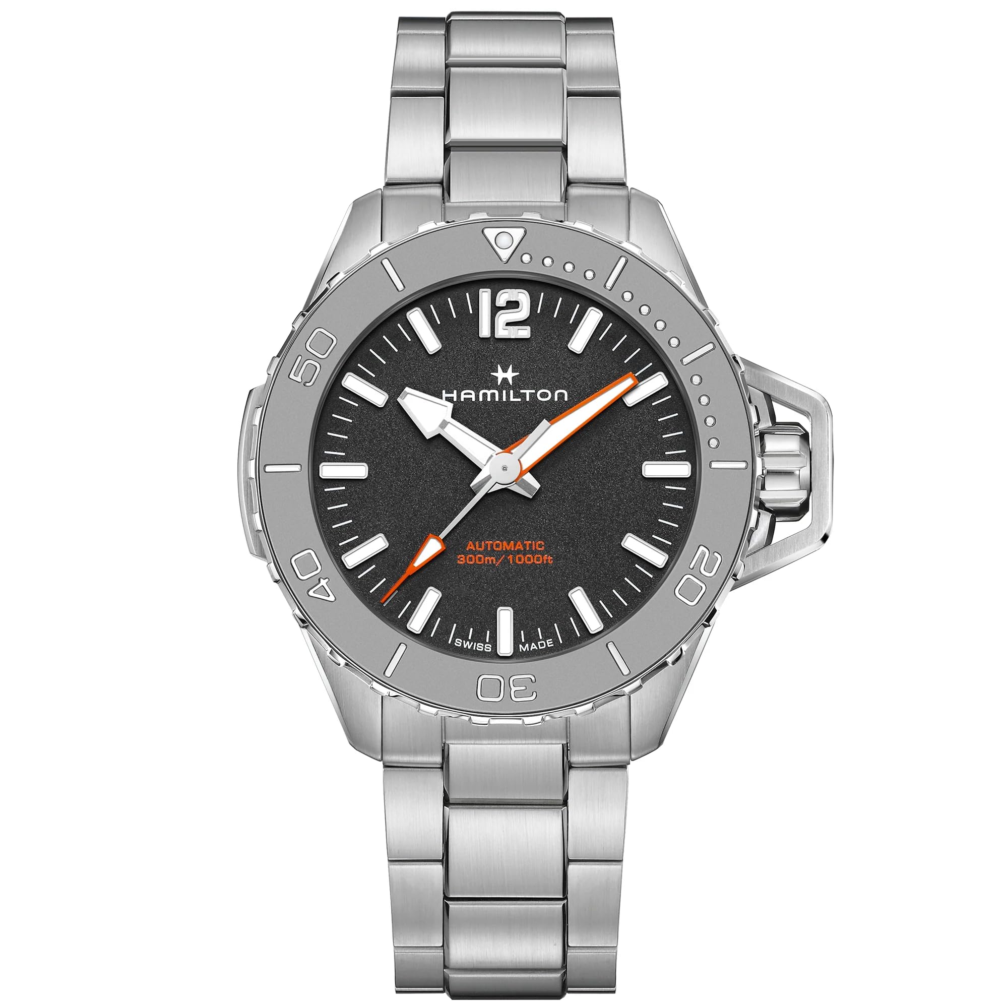 

HAMILTON Watch Genuine Warranty Khaki Navy Open Water Auto Mechanical Automatic Winding H77815130 Gent Imported [Hamilton] [Regular Product]
