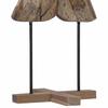 Christmas Tree with Stand Brown 121 Cm Solid Teak Wood