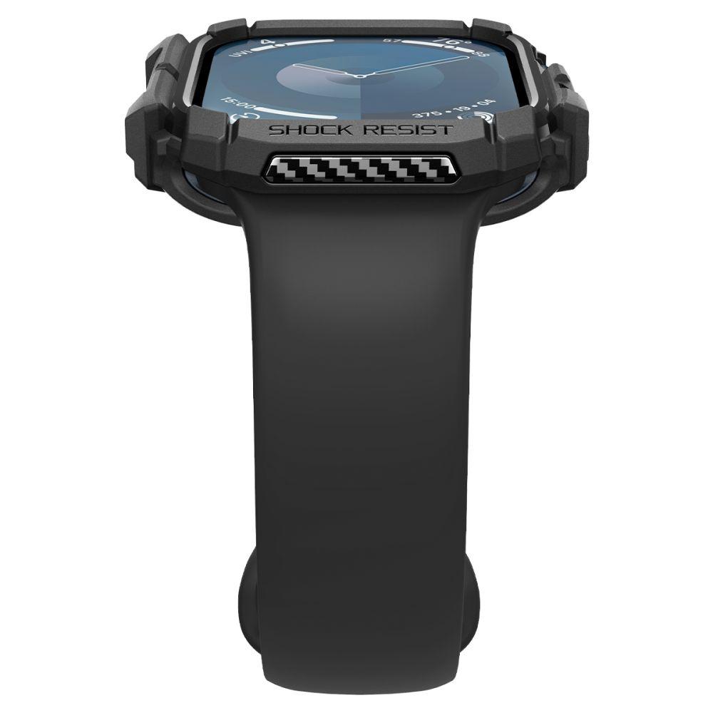 Spigen Rugged Armor Case for Apple Watch 10, Black
