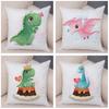 Cartoon Jurassic Dinosaurier Kissen Abdeckung Dekor Niedlichen Tier Kissenbezug Kinderzimmer Sofa Hause Auto