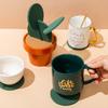 Cactus Coaster Non-slip Creative Insulated Tea Mat DIY Home Tableware Coffee Cup Holder Coaster Heat Insulation Table Decoration
