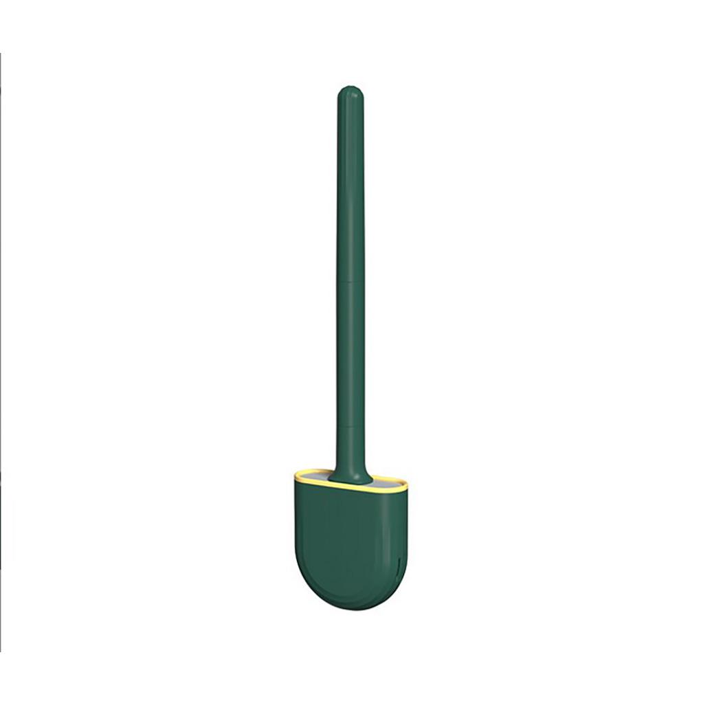 PP Toilet Bowl Brush Portable TPR Head Wall Mounting Detachable Long Handle Odorless Draining Bracket Brushes Accessories