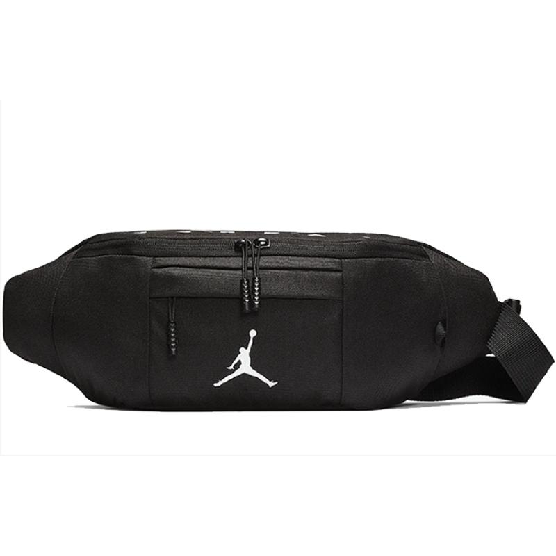 Jordan Polyester One Shoulder Crossbody Fanny Pack Regular Unisex Black Jordan 9A0092-023