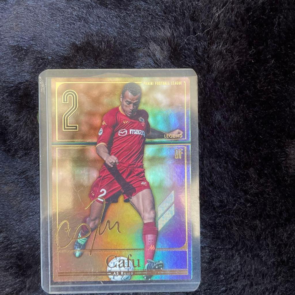 Used Soccer card autographed by Kafuu