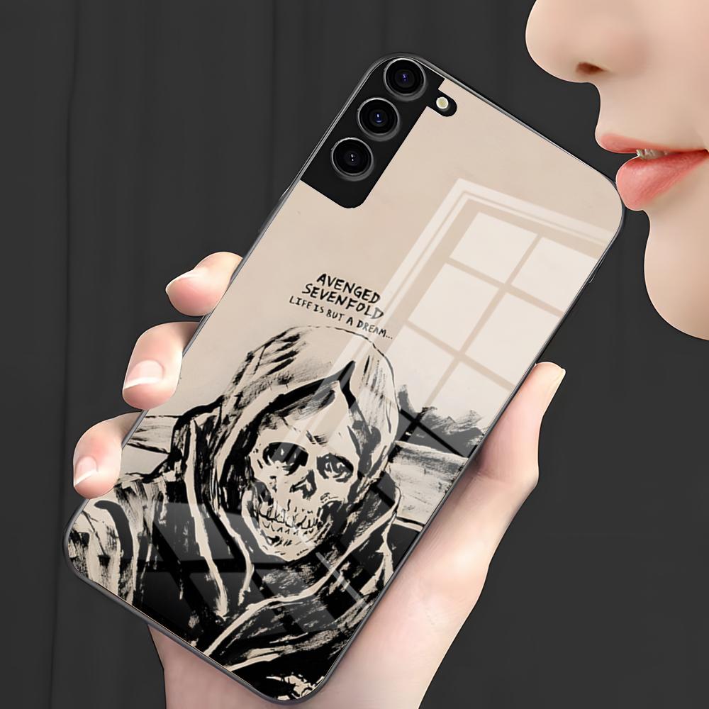 A-Avenged Sevenfold Phone Case For Samsung S26 S25 Plus S20 S20 Plus S22 Ultra S23 FE S21 Plus S21 Ultra Glass Cover