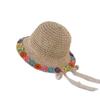 Kids' Sun Hat: Cute Lace-Tie Straw Hat for Parent-Child Sun Protection