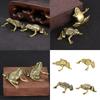 Brass Frogs Statues Figurines Animal Statue Figurines Sculptures Tabletop Centerpieces Home Decors Collectibles Figurine