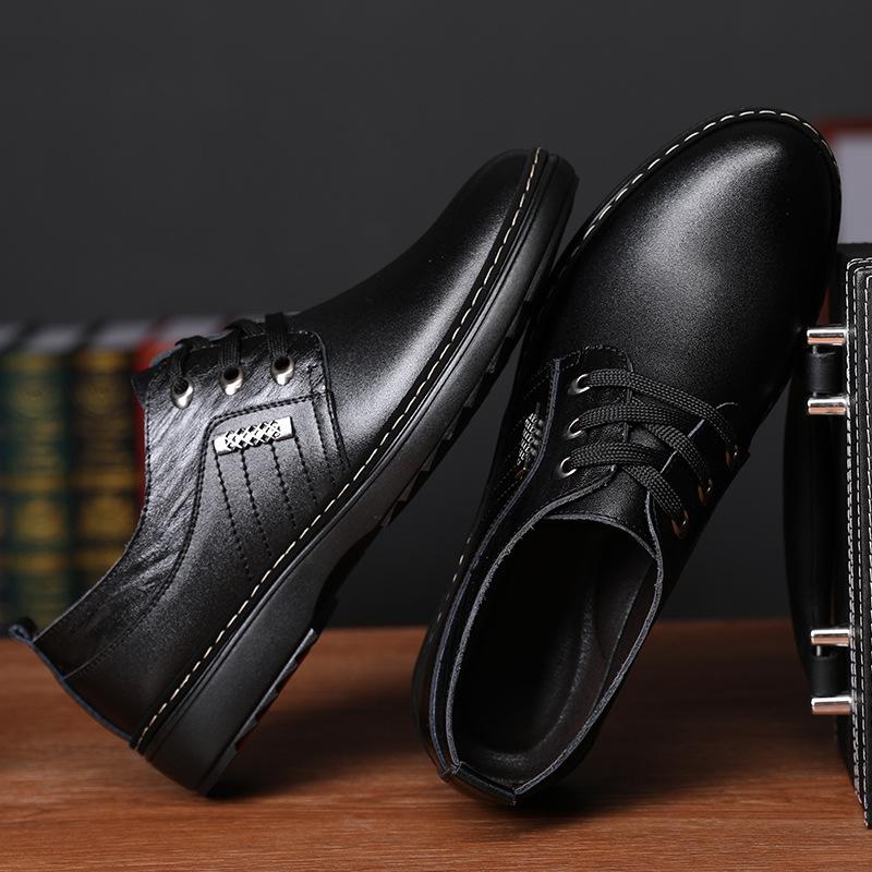 Classic Business Men's Dress Shoes Fashion Elegant Formal Wedding Shoes Men Slip On Office Oxford Shoes For Men 2019