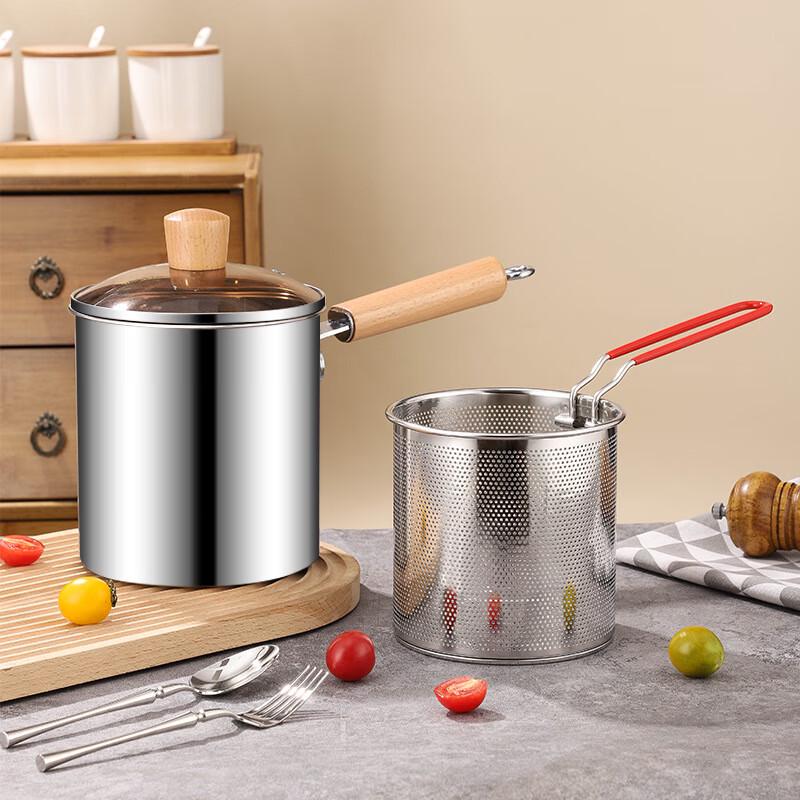 Yoshida Craftsman 304 Stainless Steel Mini Frying & Milk Pot Set
