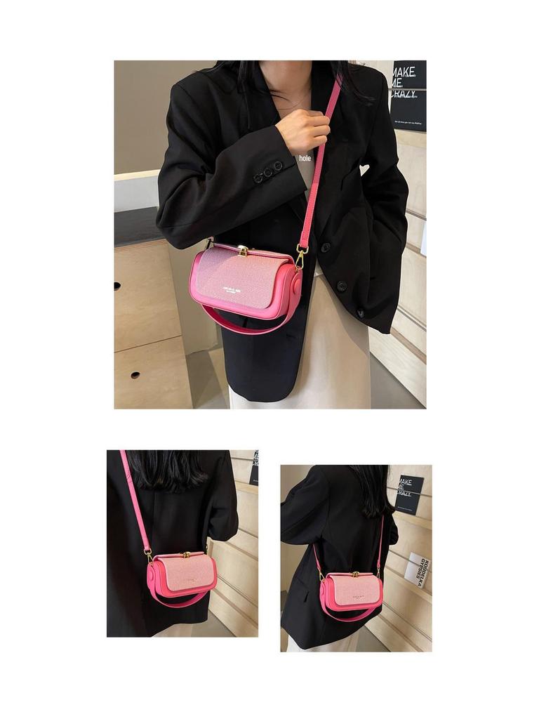 Women's Color Block Handbag - Versatile Crossbody and Shoulder Bag