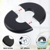 Round Shower Faucet Cover Black Pipe Wall Covers Useful Faucet Decorative Cover  Shower