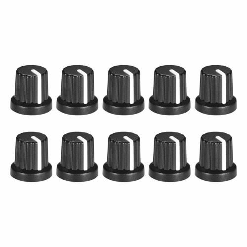

uxcell 6mm Splined Shaft Hole Knobs for Speaker Effect Pedal Amplifiers, Black Potentiometer Knobs, 10 Pieces, White