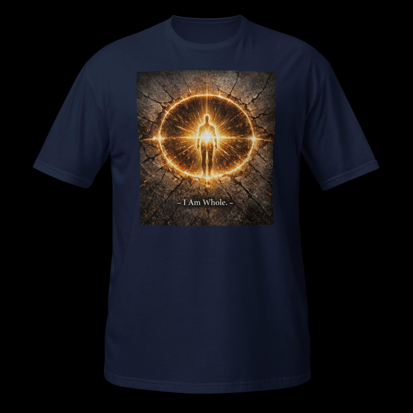 Graphic T-Shirt: I Am Whole – Spiritual Enlightenment, Unisex Cotton Tee L