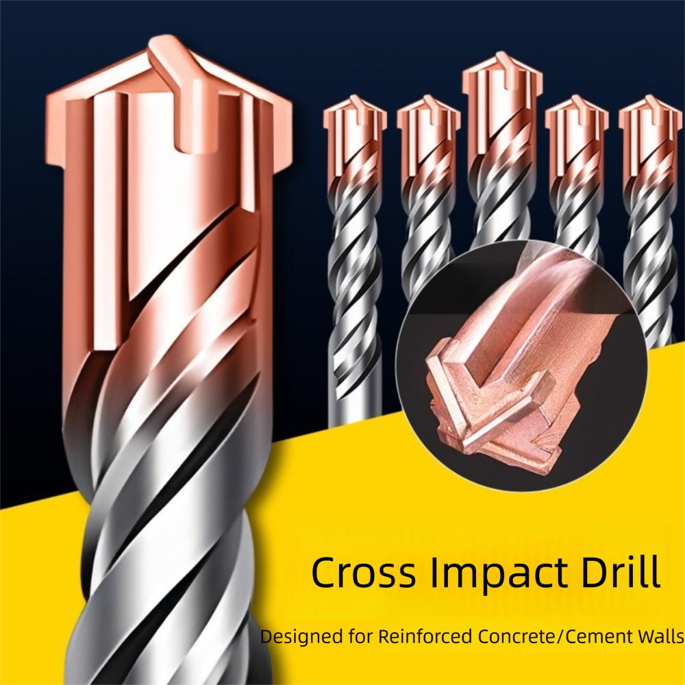 Cross Tips SDS Plus Drill Bits 150mm Carbide Tipped Drill New Hammer Drill Bit  Masonry