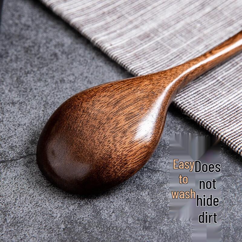 Natural Wood Coffee and Milk Spoons