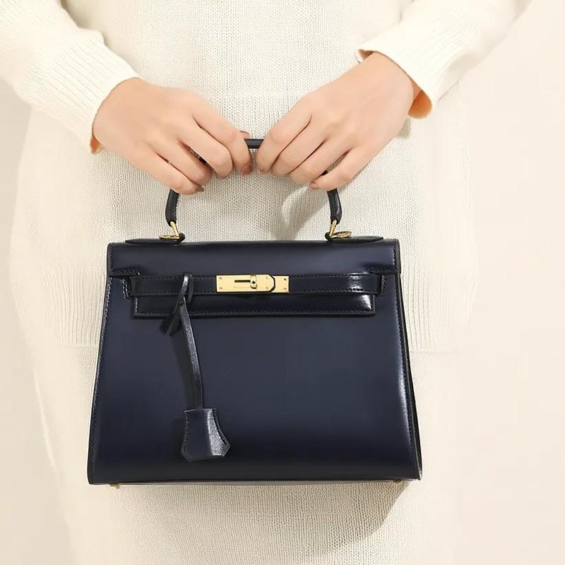 Borsa a tracolla da donna in vera pelle quadrata morbida con cerniera grande capacità stile vintage