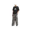 Adidas Originals Badge Soft Comfortable Simple Logo Versatile Short Sleeve T-Shirt Men Tops Black KC3861