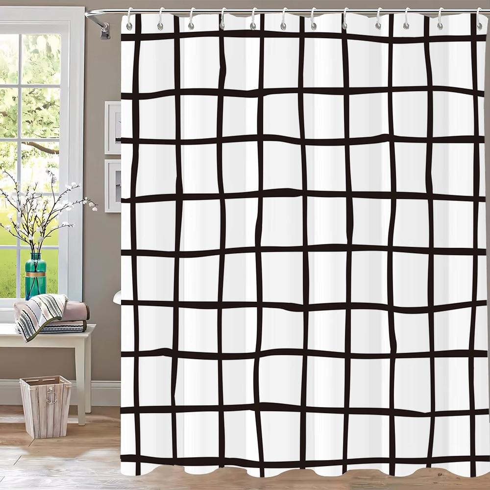 Modern Minimalist Leaf Theme Shower Curtain 3D Printing Fabric Leaves Bathroom Curtains For Home Decoration Curtain With Hooks