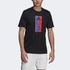 Adidas T Shirts Men's Black Crew Neck Moderate Straight Fit GL3263