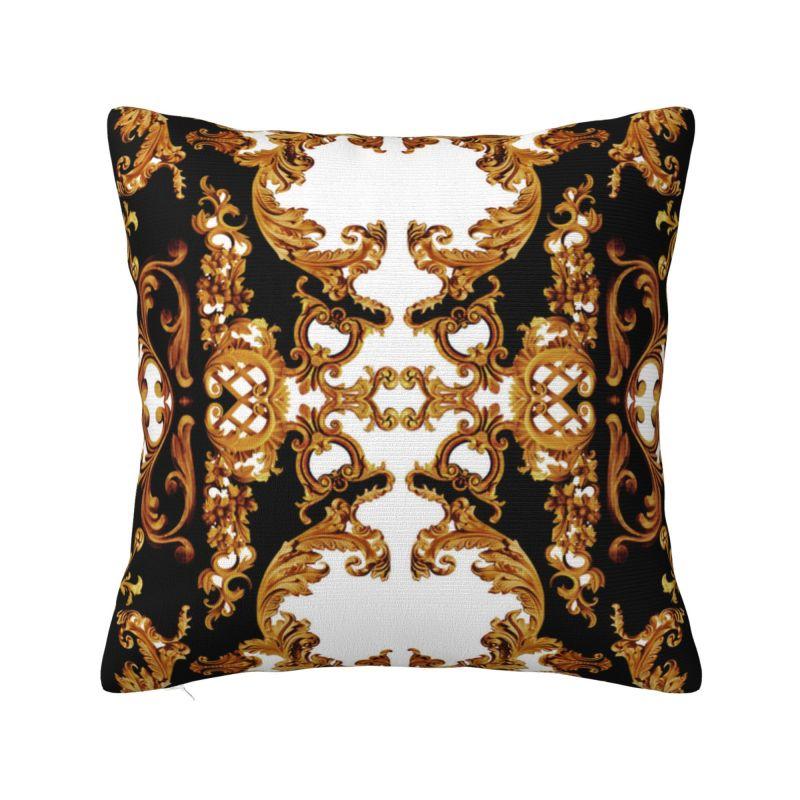 Custom Luxury Luxury European Baroque Art Cushion Cover Soft Throw Pillow Case Living Room Decoration