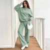 Women's Casual Warm Hoodie Casual Pants  Winter Sports Suit